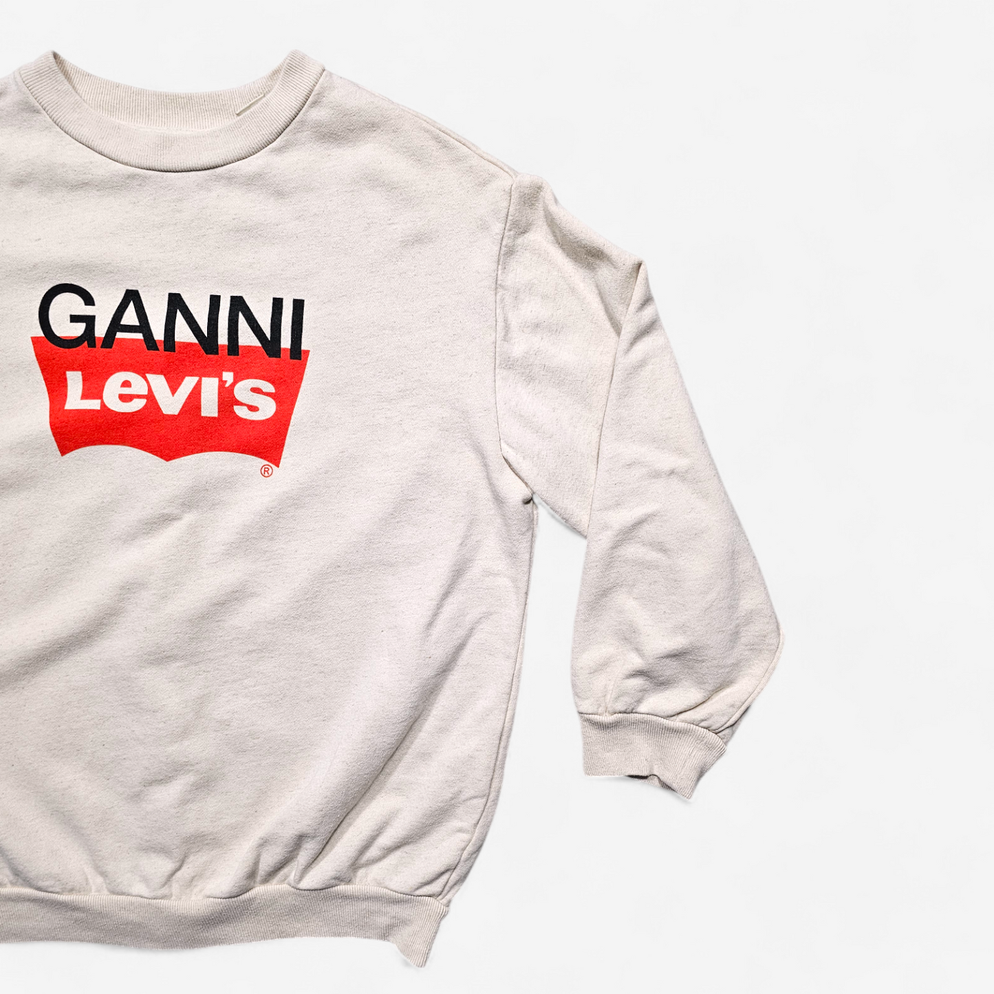 Sweat Levi's x Ganni Snap Back Sweatshirt (XS)