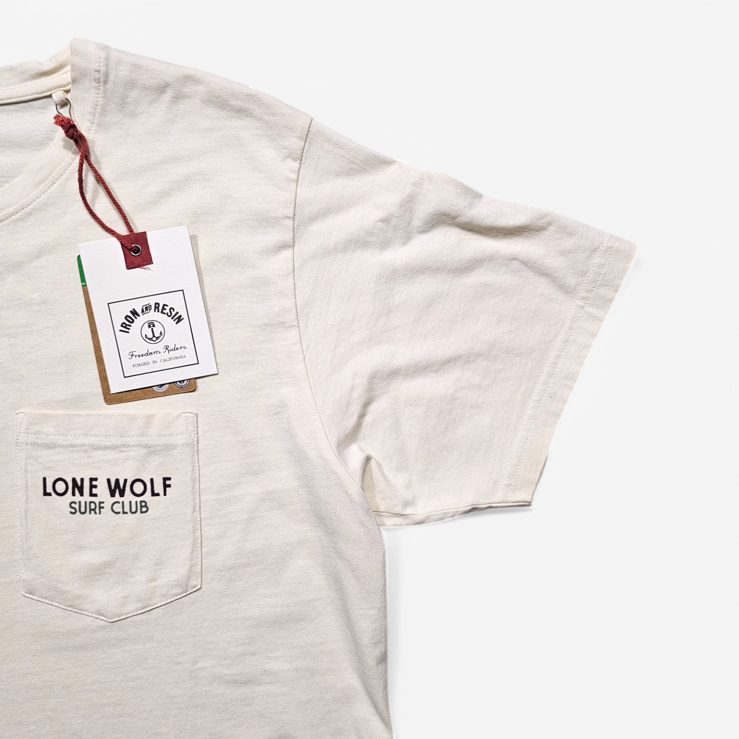 Iron & Resin "Lone Wolf Surf Club" Tee (M)
