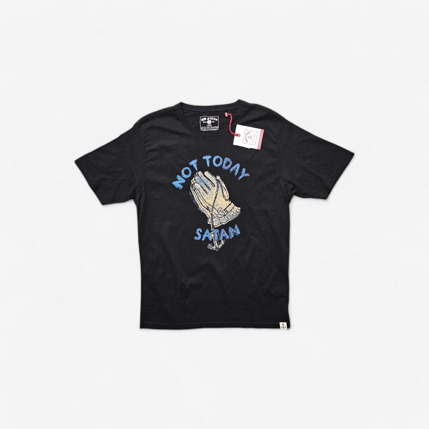 T-shirt Iron & Resin "Not Today Satan"