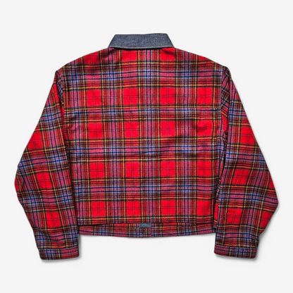Lee x Pendleton Plaid Cropped Chore Shirt (XL)