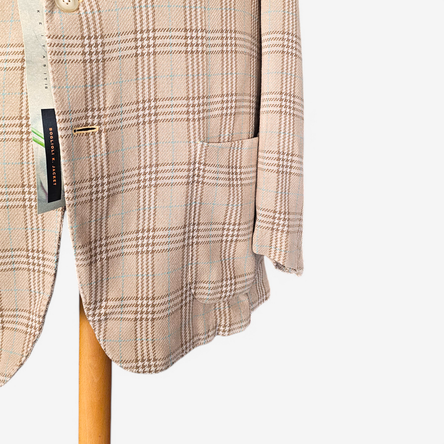 Boglioli K. Jacket Unstructured Silk Vintage Blazer (54)