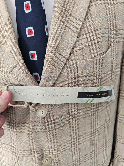 Boglioli K. Jacket Unstructured Silk Vintage Blazer (54)