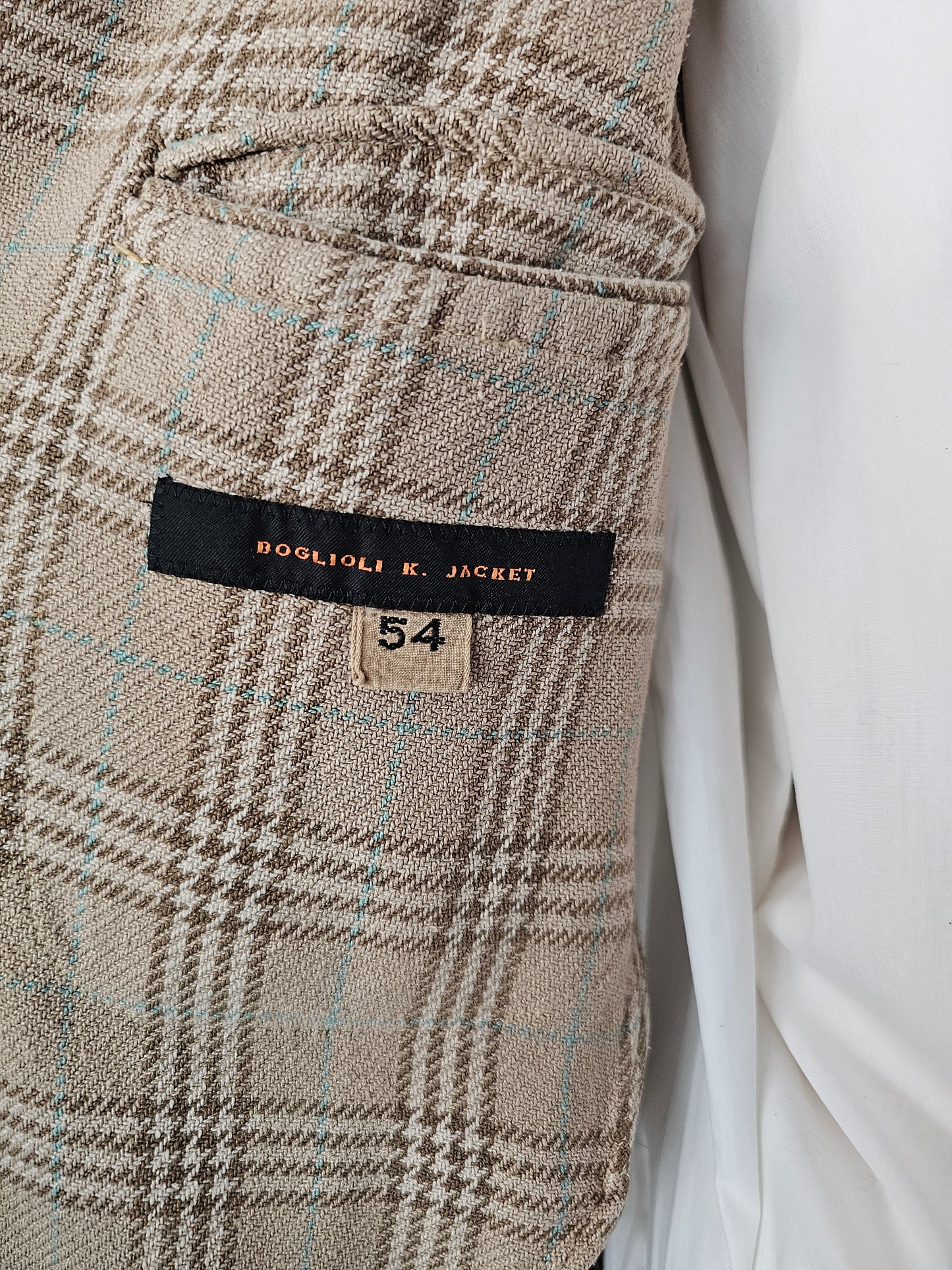 Boglioli K. Jacket Unstructured Silk Vintage Blazer (54)
