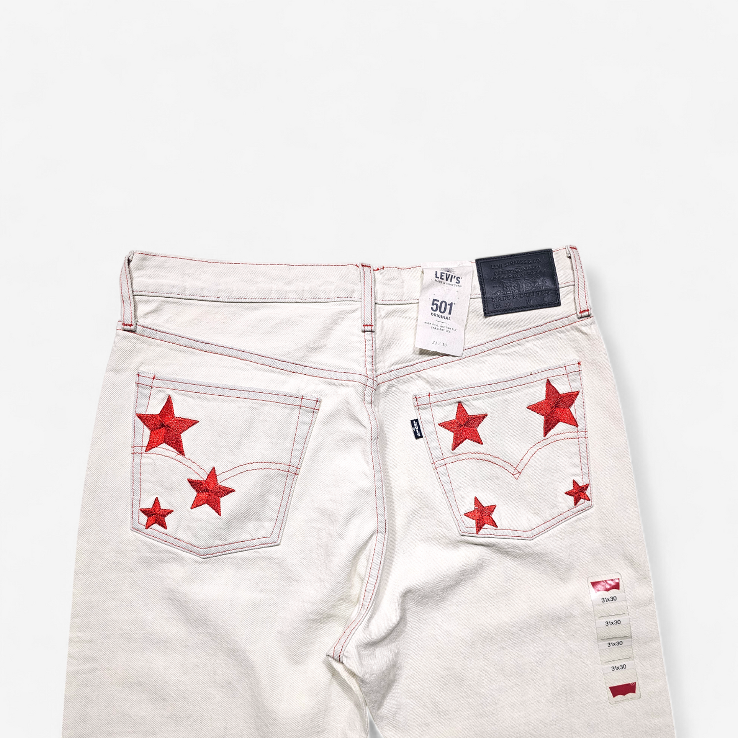 Jean Levi's Made&Crafted 501 Lucky Star - Selvedge Big E (W31L30)