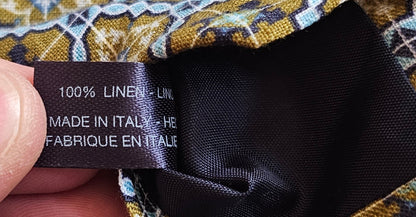 Suitsupply Medallion Linen Tie Made in Italy