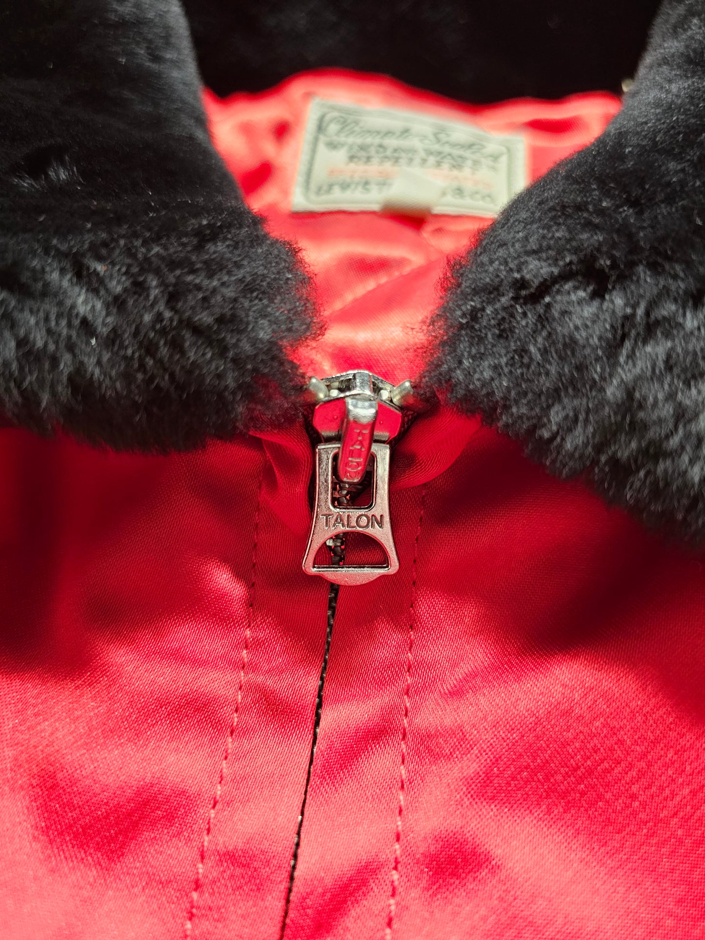 LVC Levi's Vintage Clothing Climate Seal Jacket Satin Bomber (M)