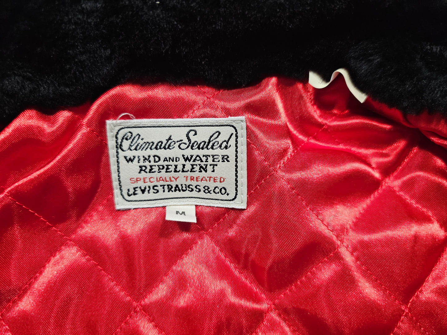 LVC Levi's Vintage Clothing Climate Seal Jacket Satin Bomber (M)