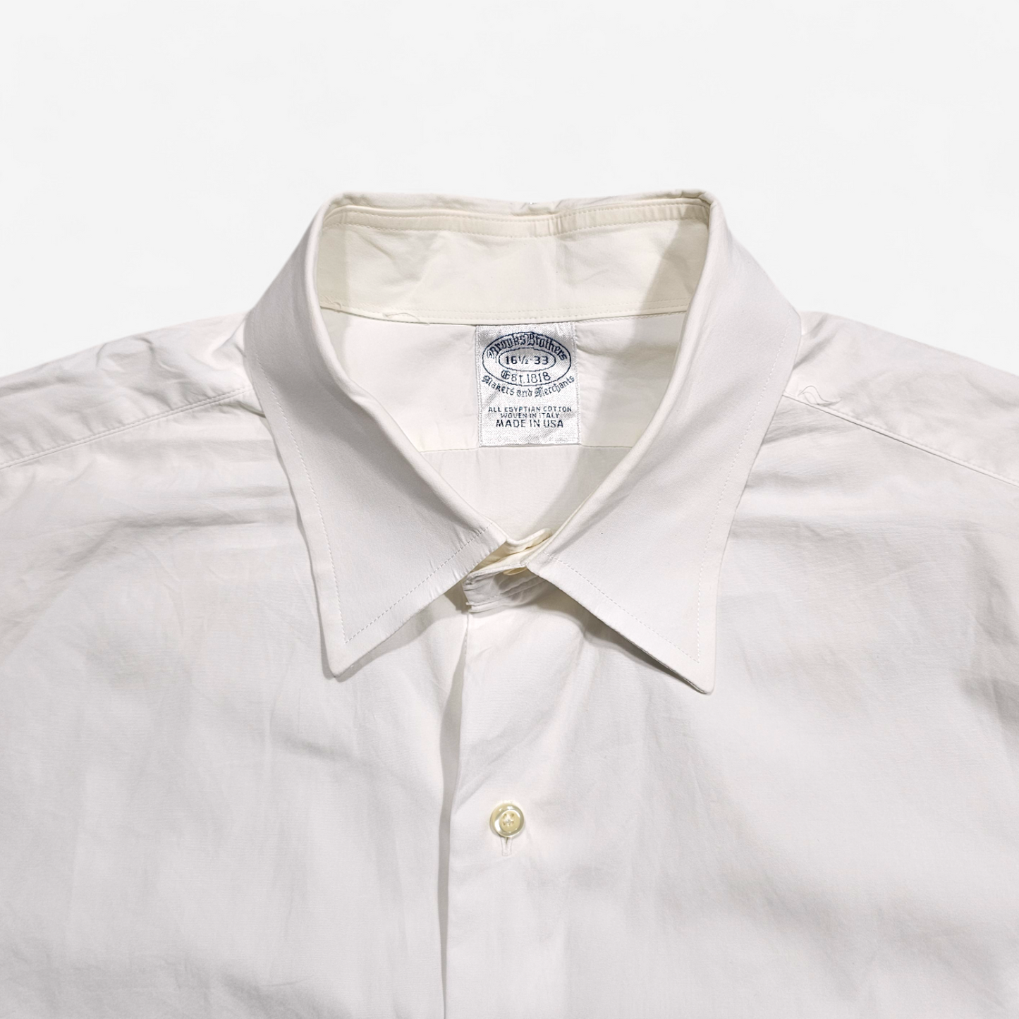 Chemise Vintage 90's Brooks Brothers Makers - Made in USA (16.5 - 33)