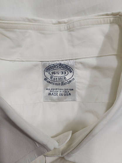 Chemise Vintage 90's Brooks Brothers Makers - Made in USA (16.5 - 33)