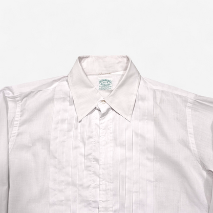 Chemise Tuxedo Vintage 70's Brooks Brothers Makers - Made in USA (15.5 - 34)