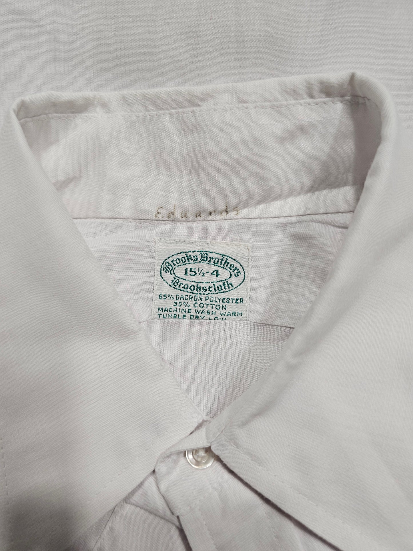 Chemise Tuxedo Vintage 70's Brooks Brothers Makers - Made in USA (15.5 - 34)
