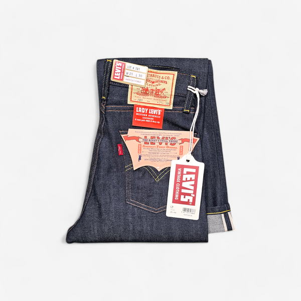 Jean LVC Levi's Vintage Clothing 701 1950s Made in Japan - Big E Selvedge