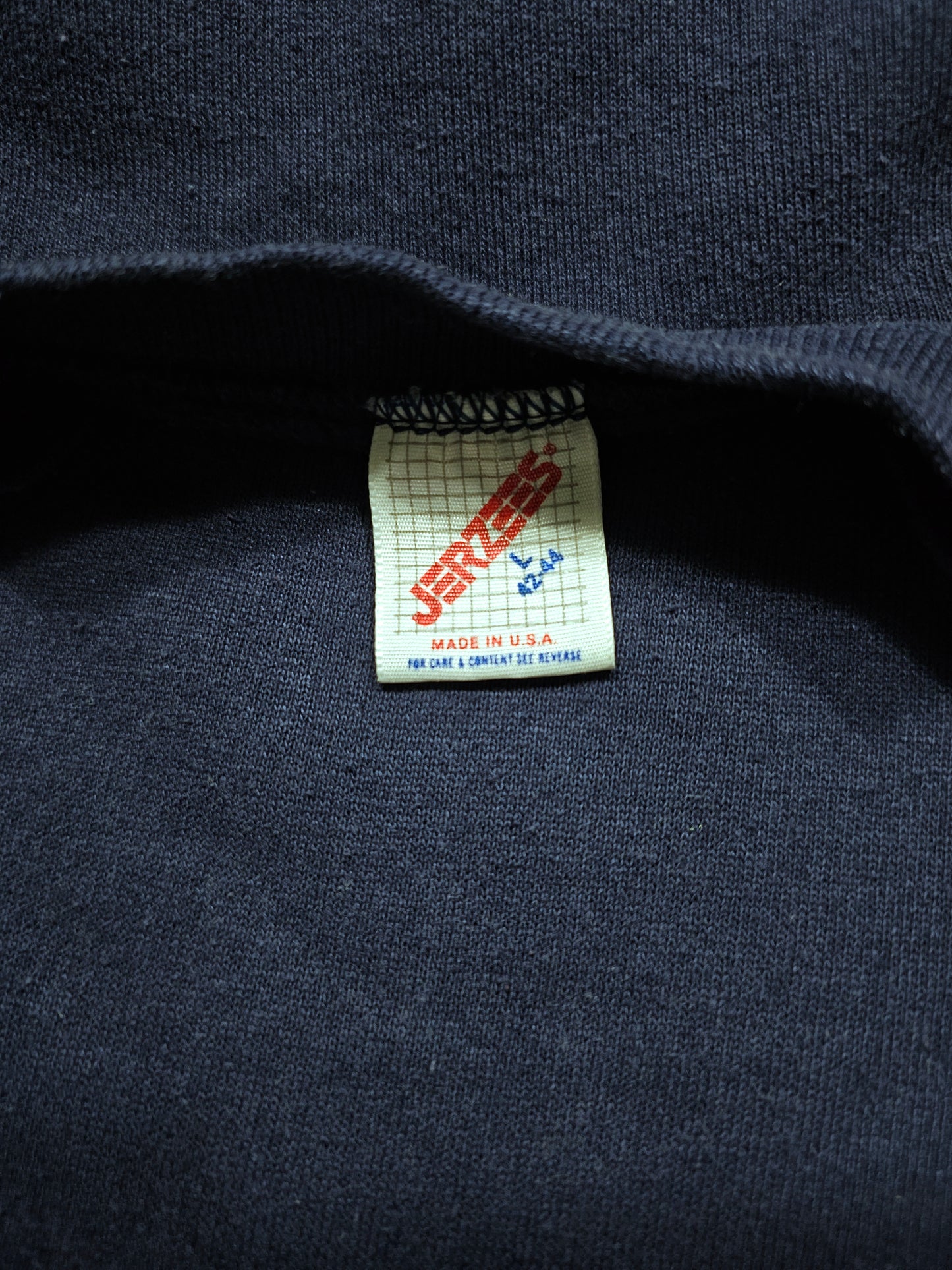 Crewneck Raglan Vintage 90's Police Law Enforcement - Made in USA (M)