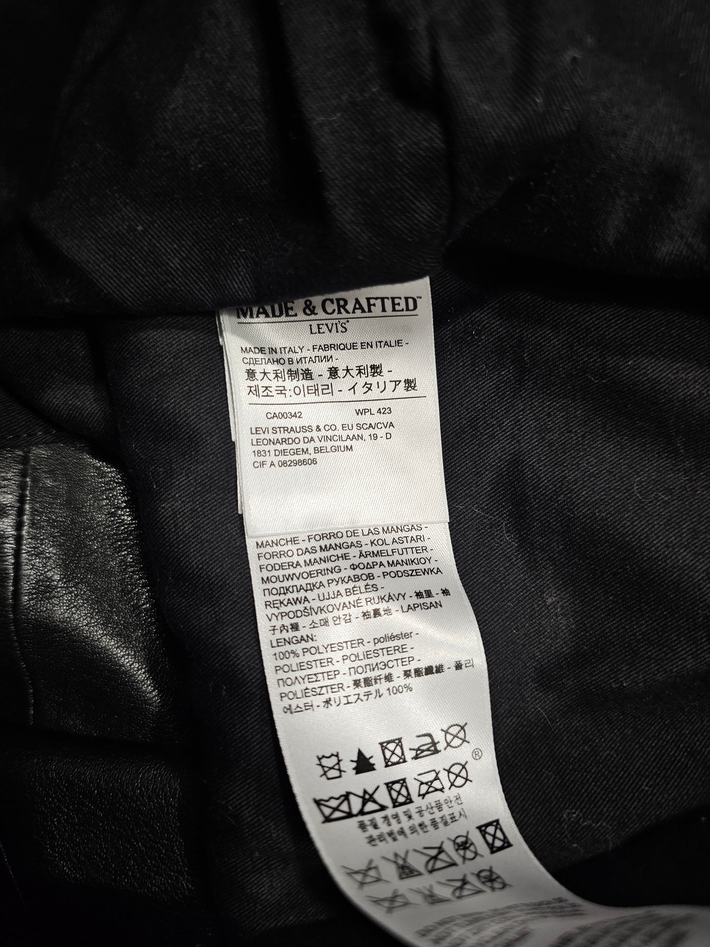 Levi's Made&Crafted Leather Perfecto (S)