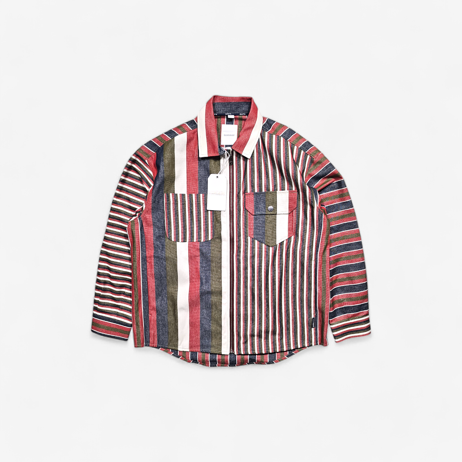 Napapijri x Martine Rose Striped Overshirt Jacket