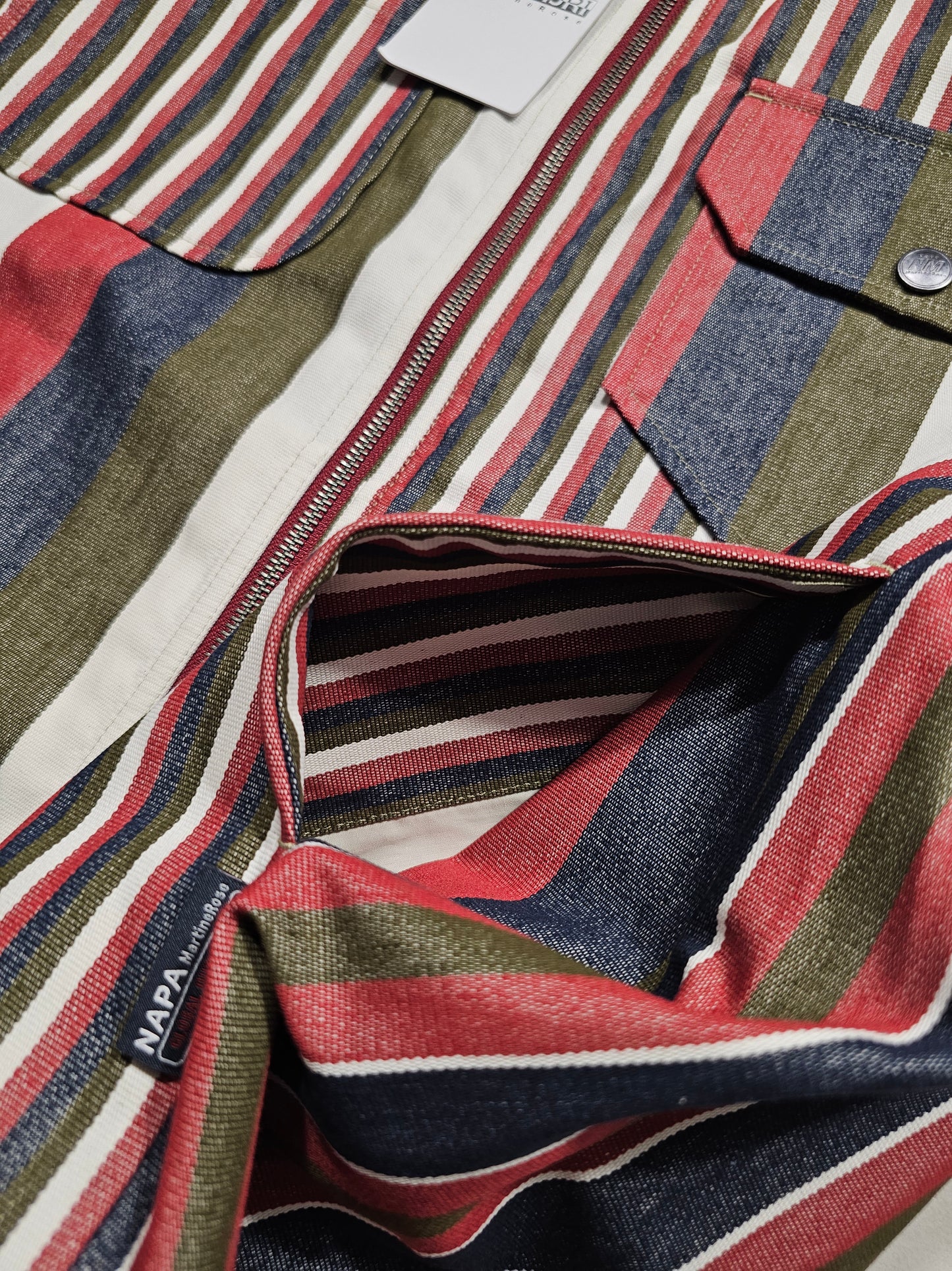 Napapijri x Martine Rose Striped Overshirt Jacket (M)