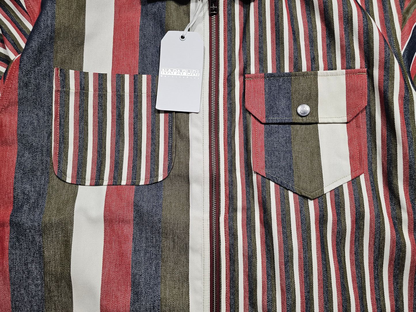 Napapijri x Martine Rose Striped Overshirt Jacket (M)