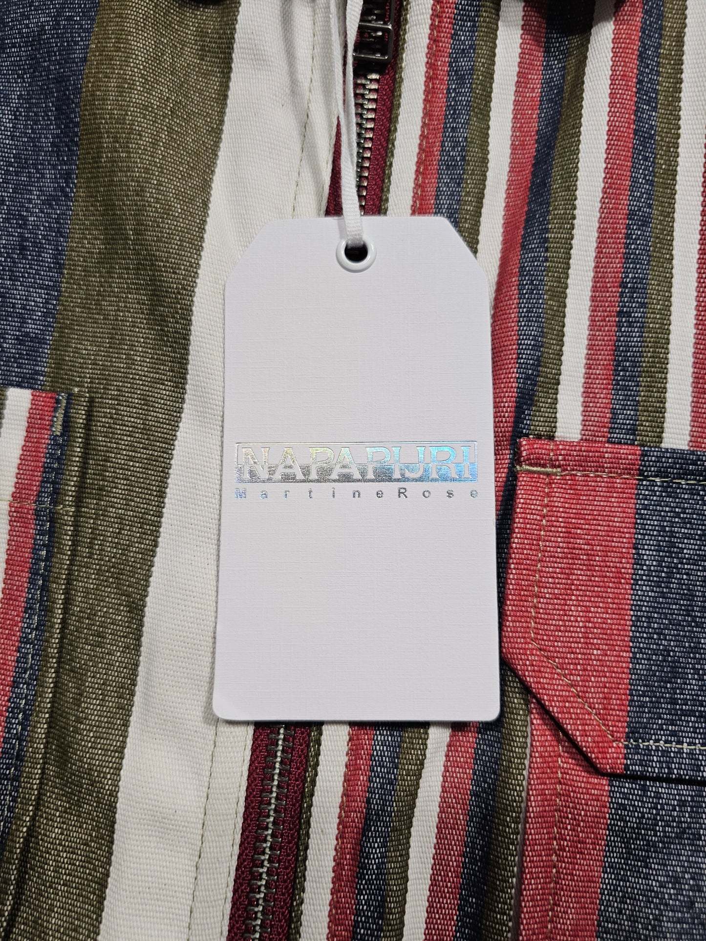 Napapijri x Martine Rose Striped Overshirt Jacket (M)