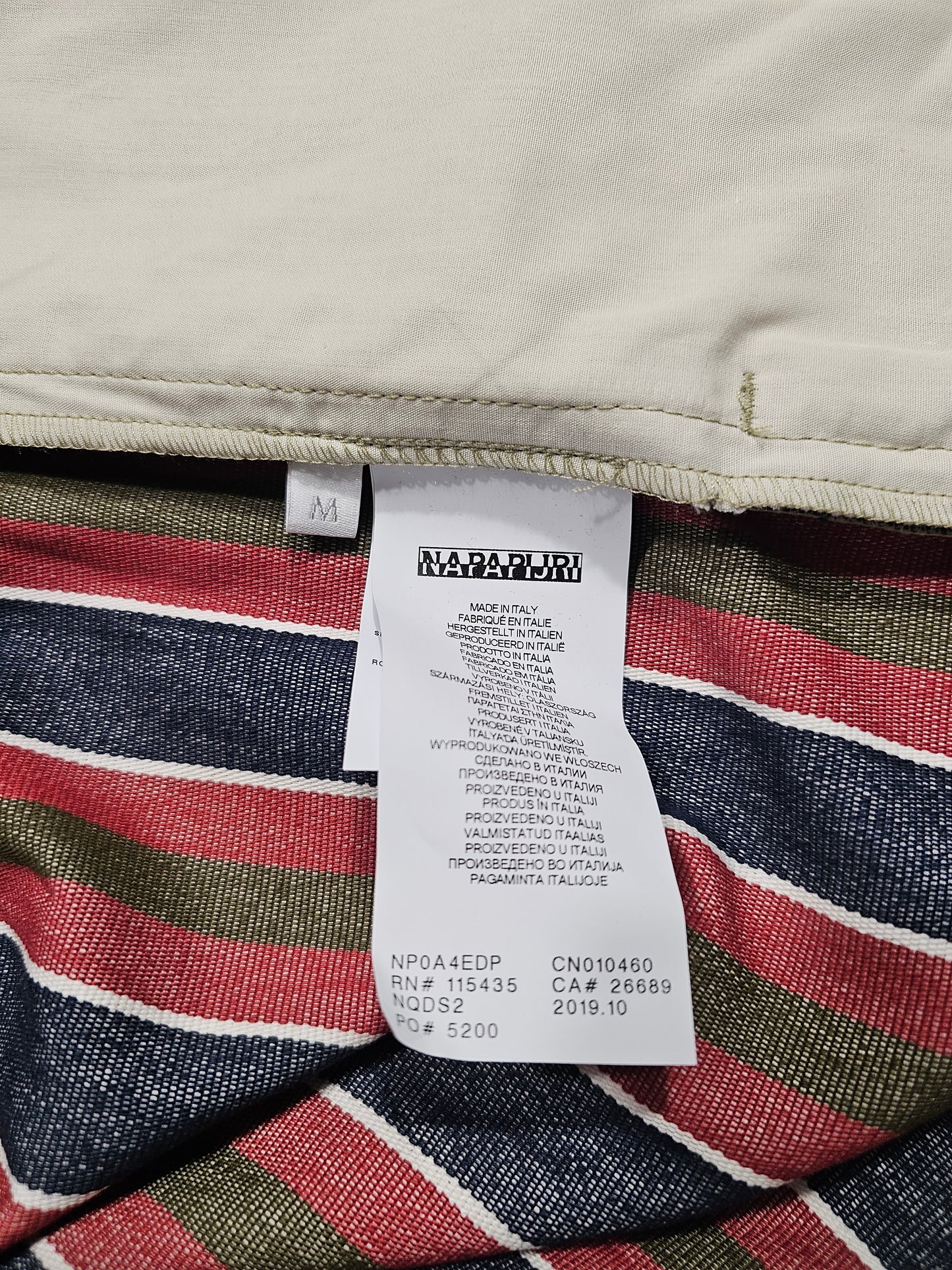 Napapijri x Martine Rose Striped Overshirt Jacket (M)