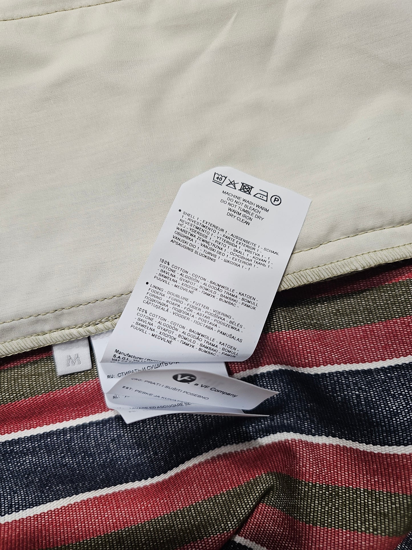 Napapijri x Martine Rose Striped Overshirt Jacket (M)