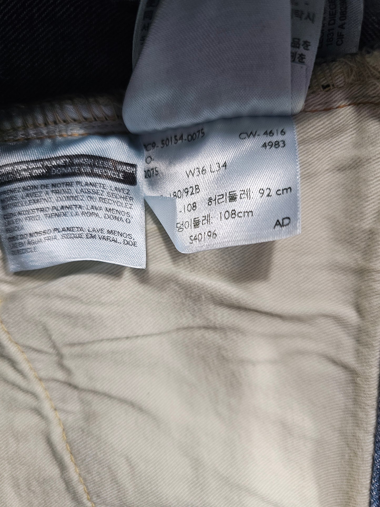 LVC Levi's Vintage Clothing 501 1954 Jeans - Selvedge Big E (W36L34)