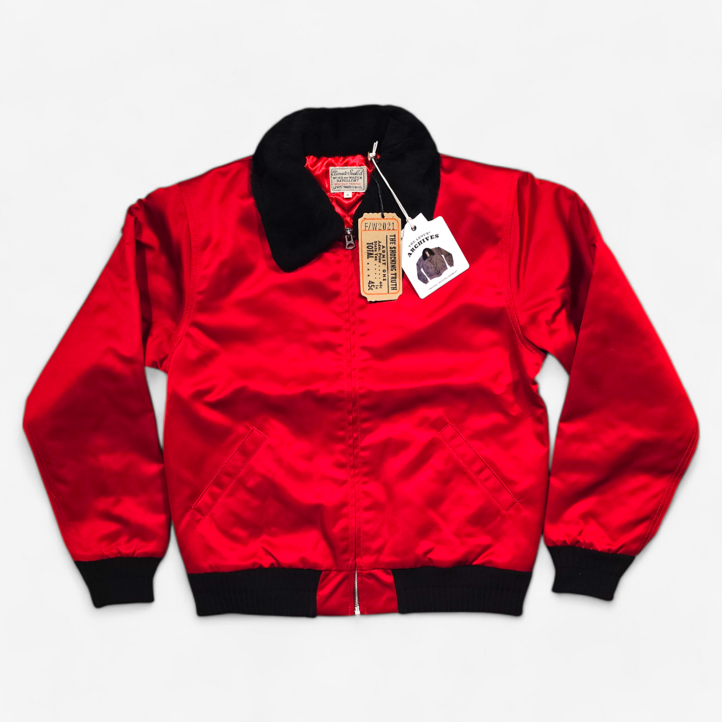 LVC Levi's Vintage Clothing Climate Seal Jacket Satin Bomber
