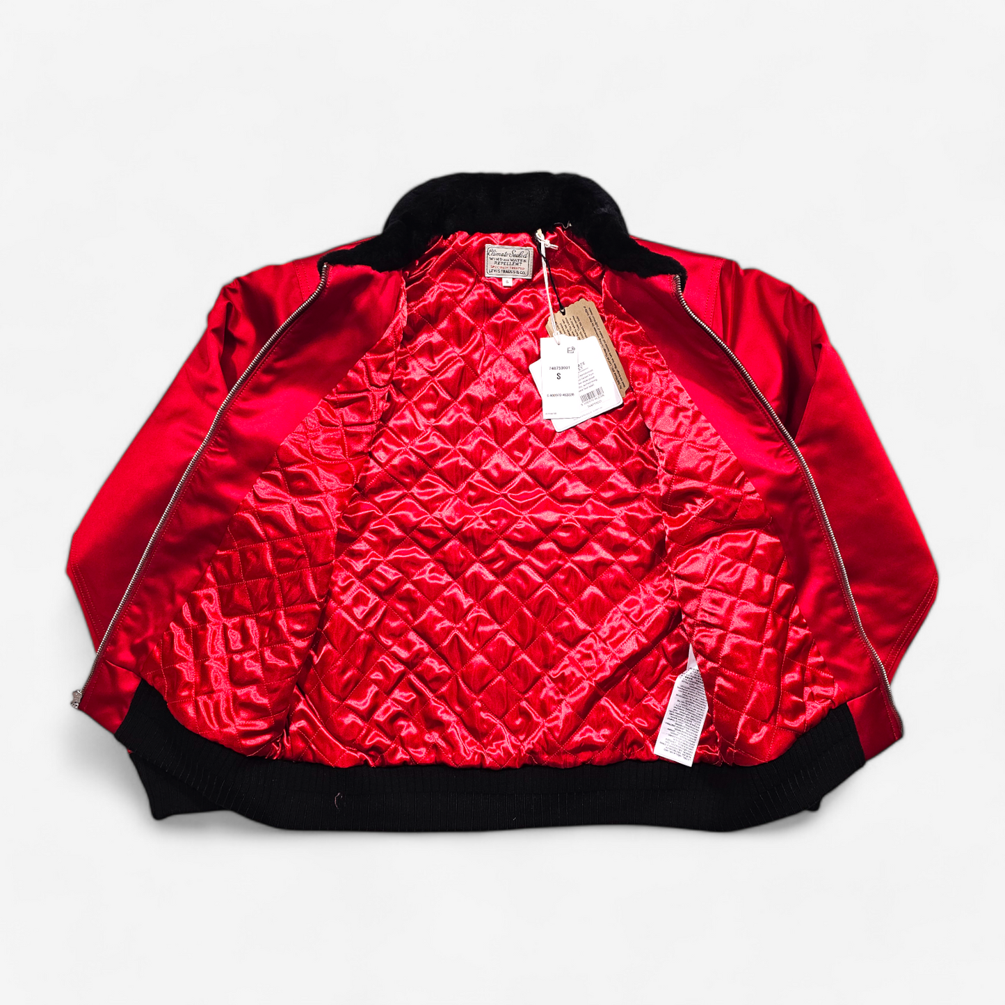 LVC Levi's Vintage Clothing Climate Seal Jacket Satin Bomber (S)