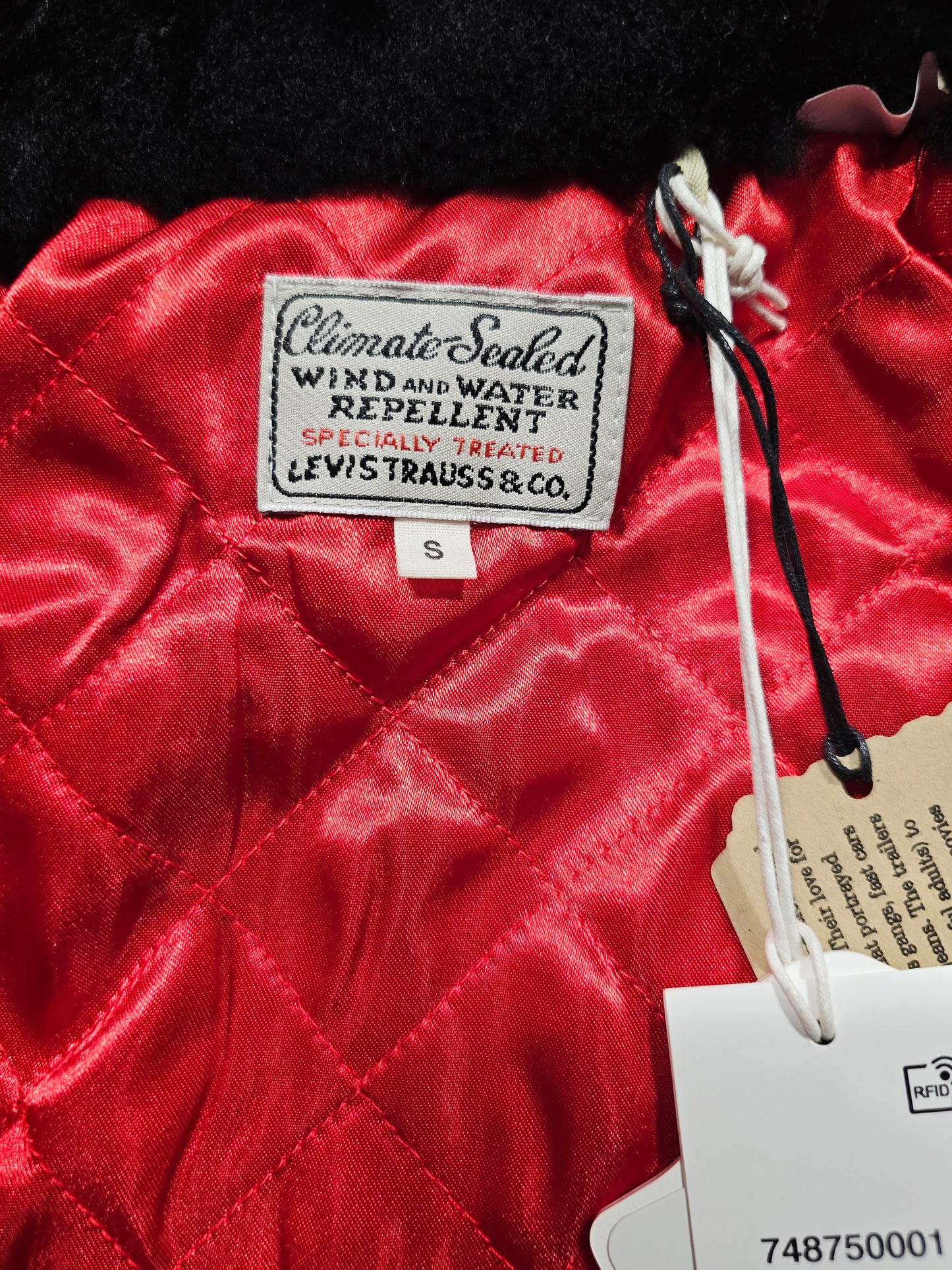 LVC Levi's Vintage Clothing Climate Seal Jacket Satin Bomber (S)