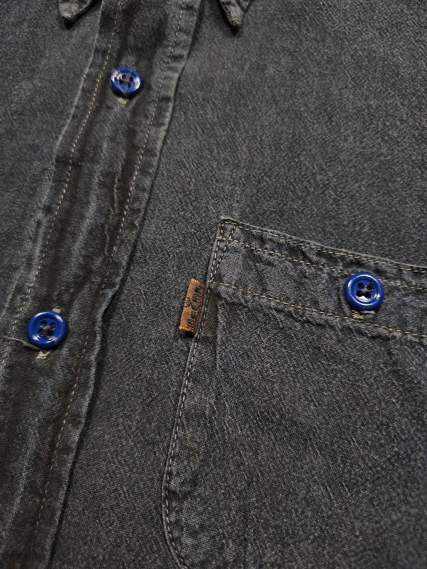 LVC Levi's Vintage Clothing 1960's Chambray Shirt Big E - Made in USA (XS)
