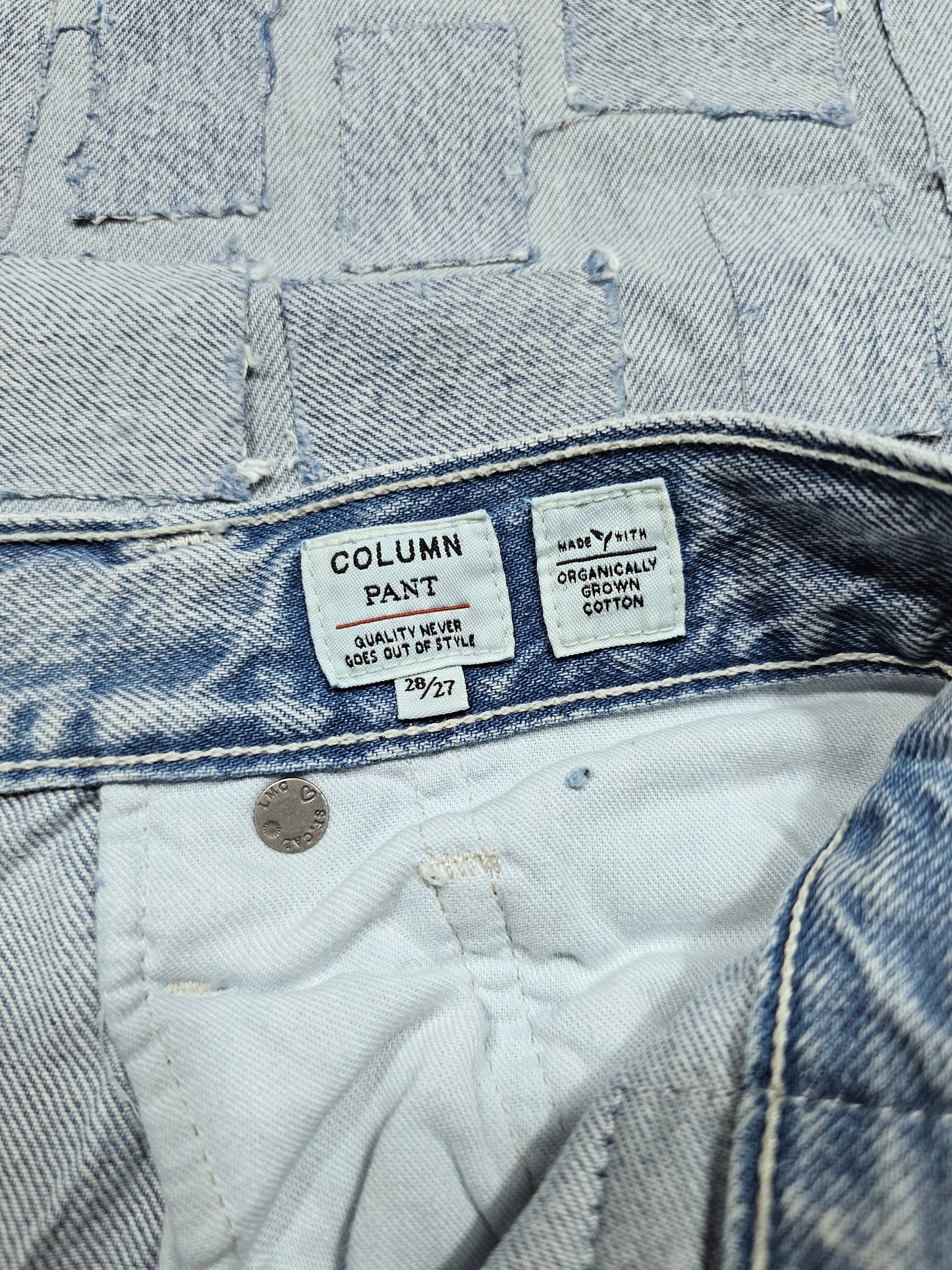Levi's Made&Crafted Column Pant Patchwork Jeans - Big E (W28L27)