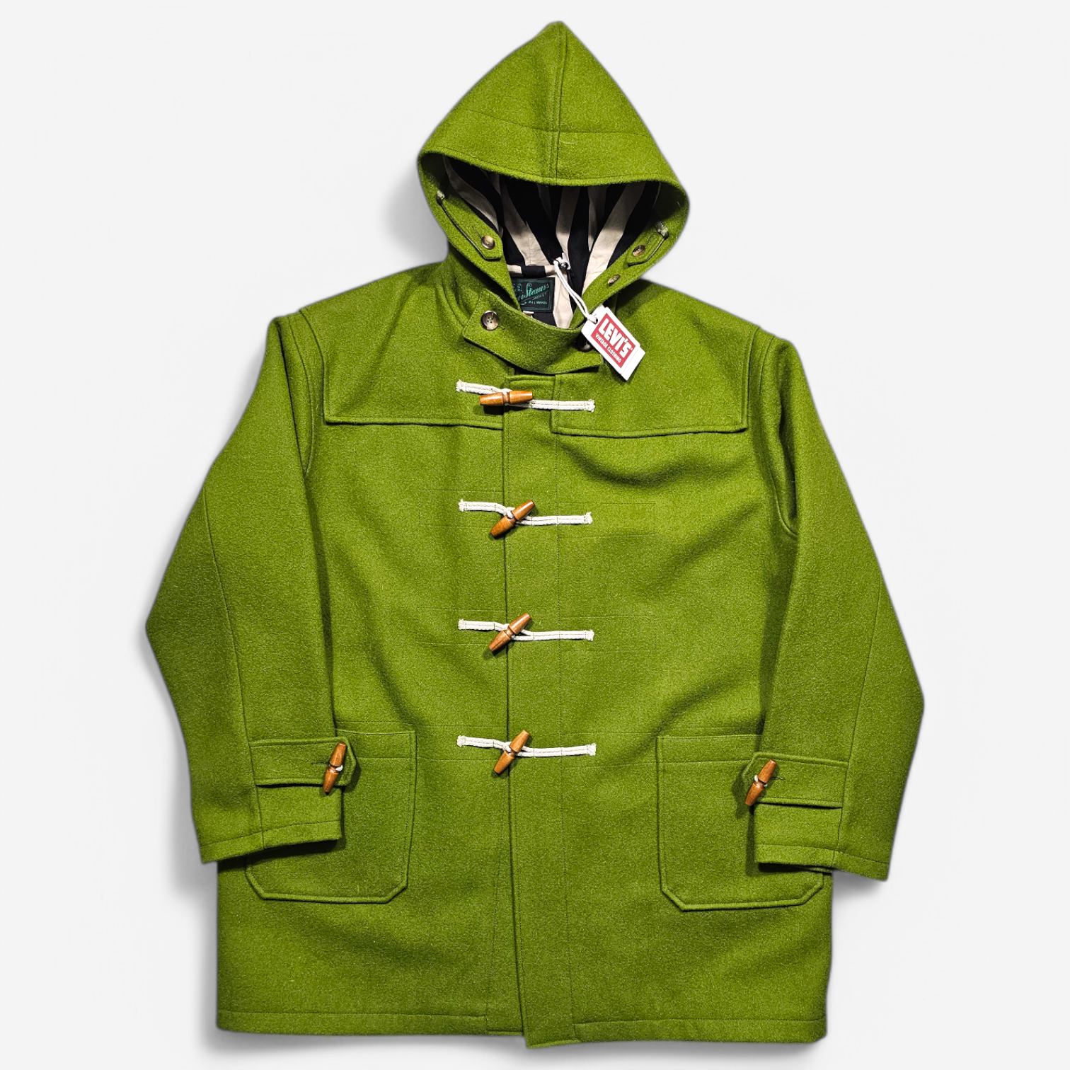 LVC Levi's Vintage Clothing Wool Duffle Coat Montgomery Unisex Oversize