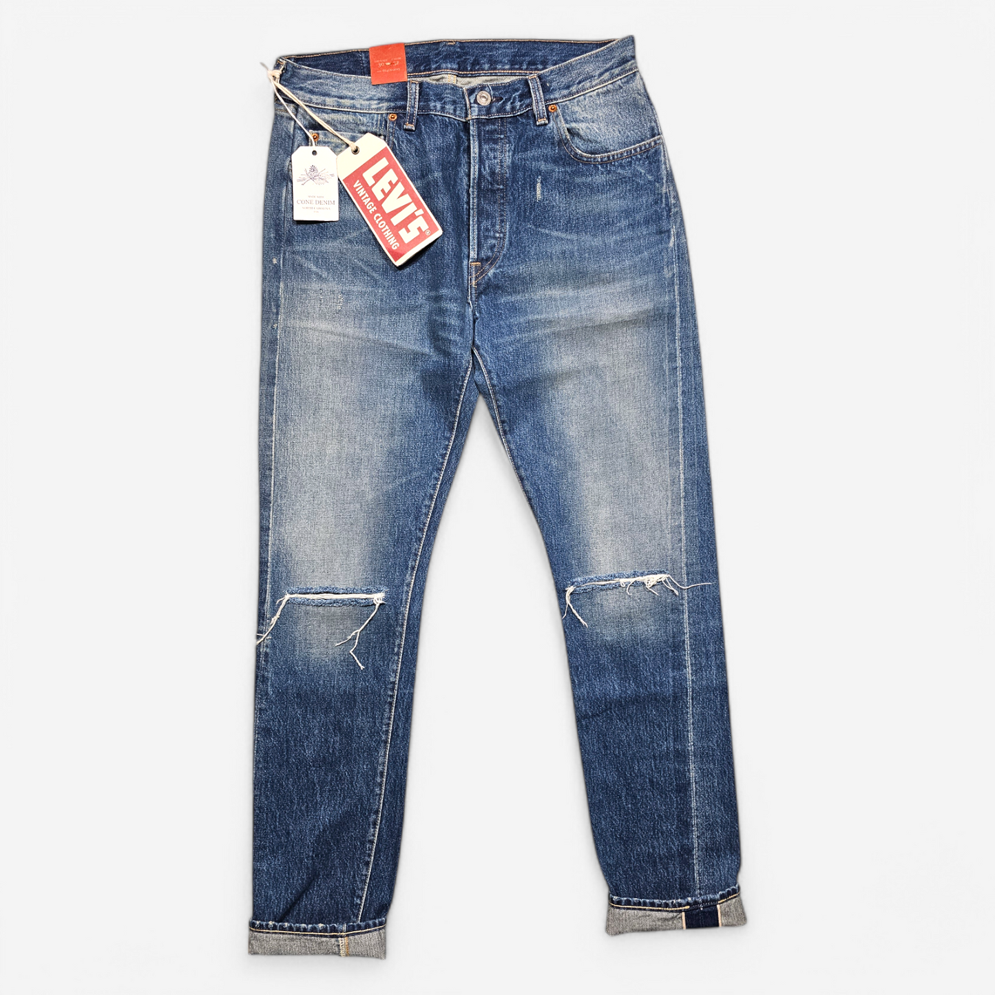 Jean Selvedge Levi's Vintage Clothing 501 XX 1966 Big E