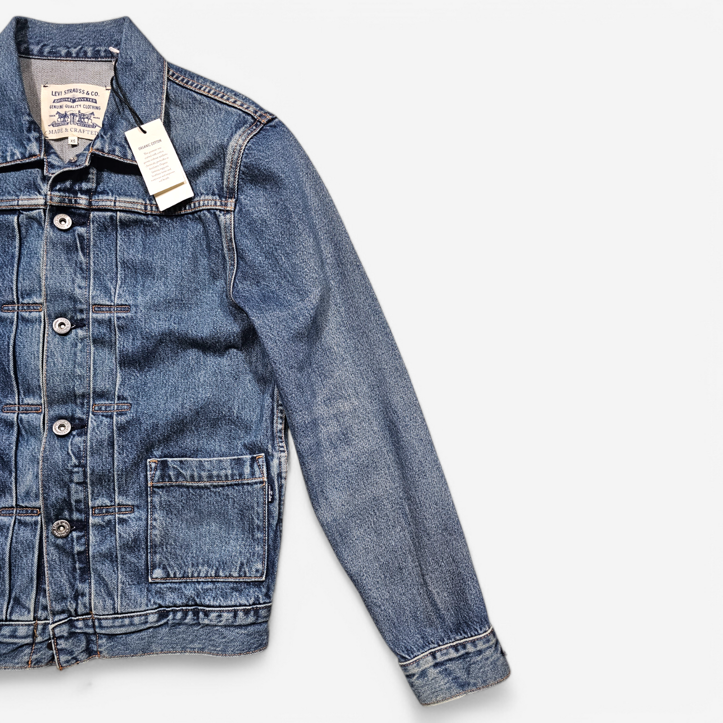Levi's Made&Crafted Type 2 Worn Trucker Jacket (XS)