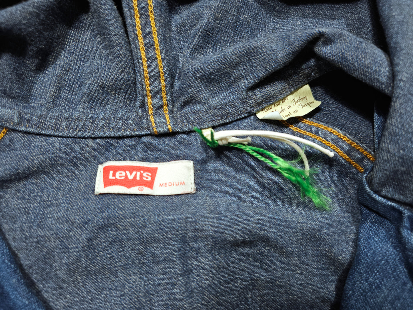 Veste LVC Levi's Vintage Clothing Orange Tab Hooded Jacket (M)