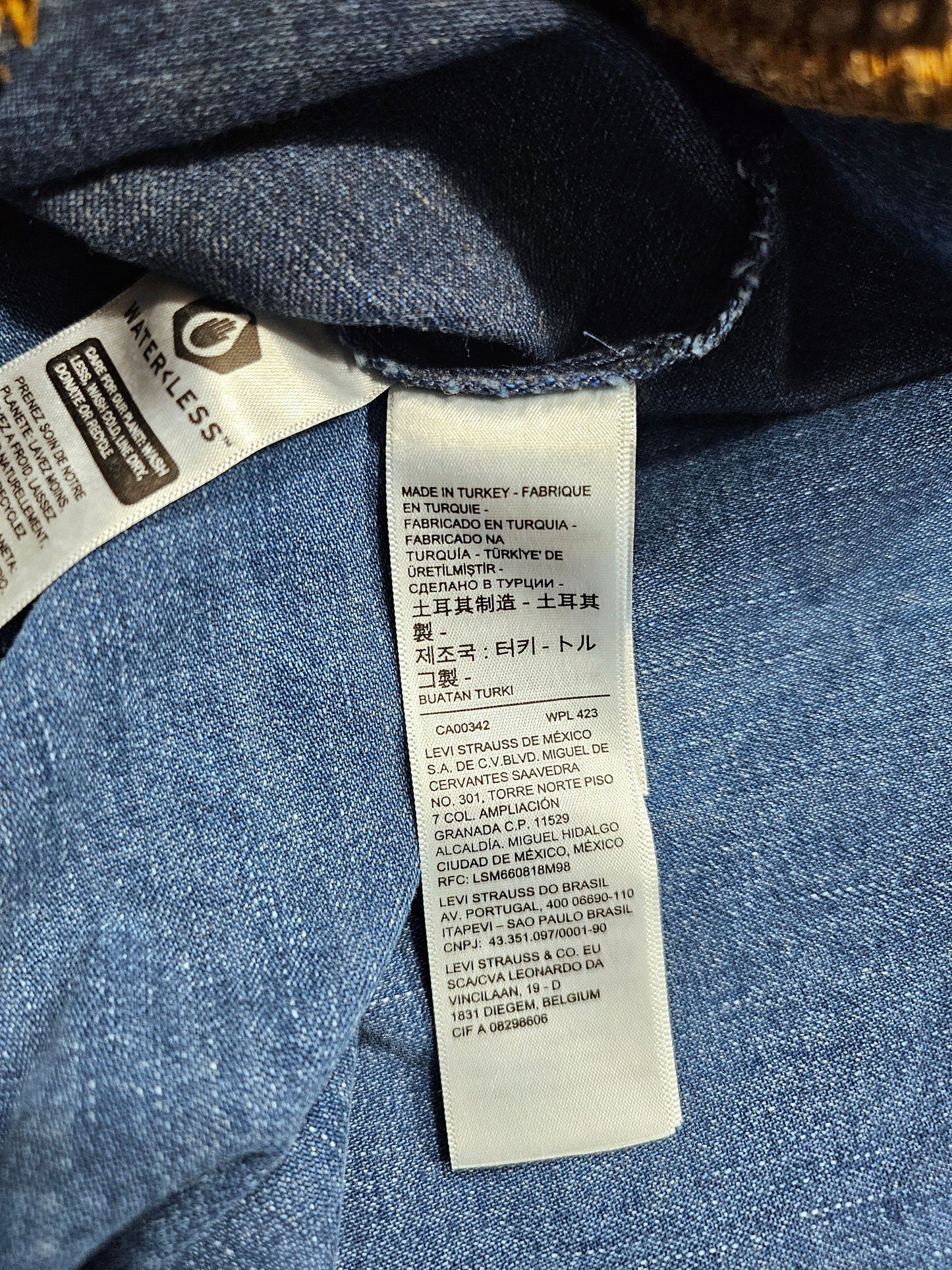 Veste LVC Levi's Vintage Clothing Orange Tab Hooded Jacket (M)