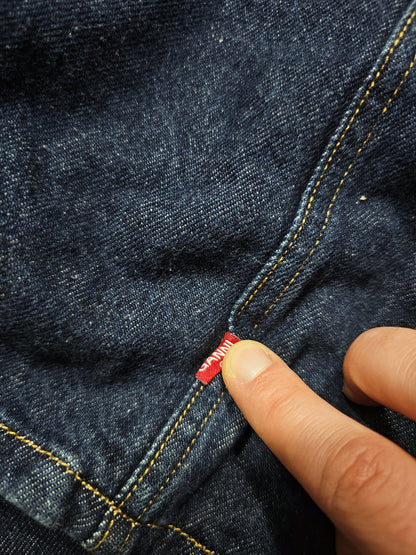 Levi's x Ganni Double-Breasted Denim Blazer (S)