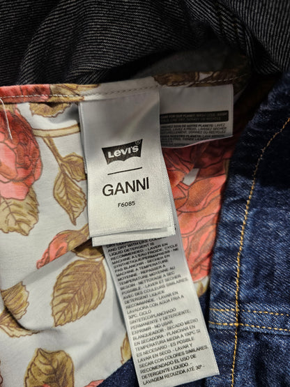Levi's x Ganni Double-Breasted Denim Blazer (S)
