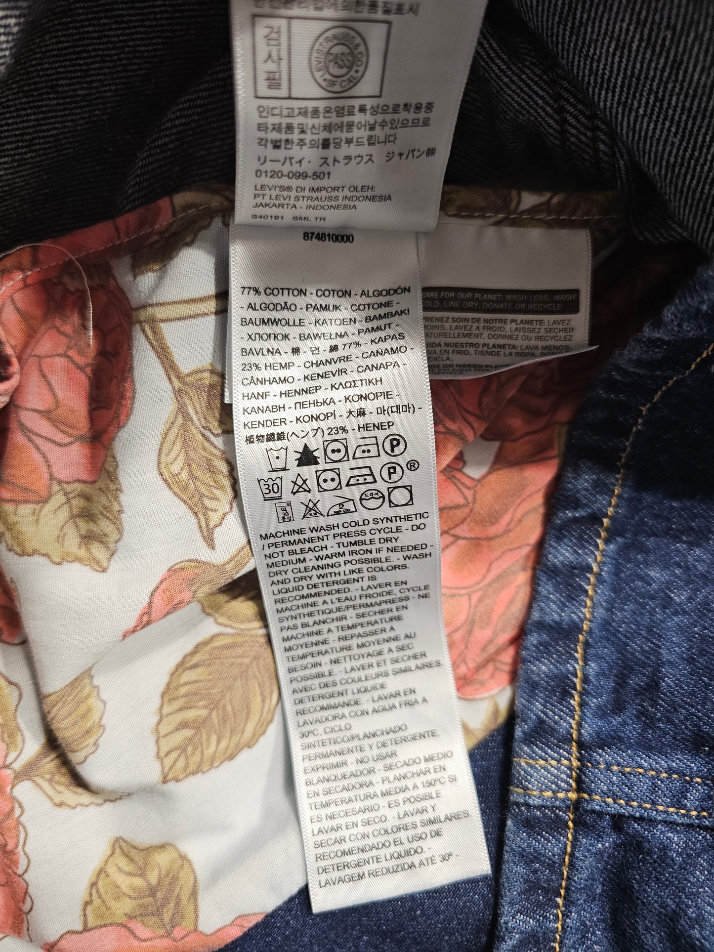 Levi's x Ganni Double-Breasted Denim Blazer (S)