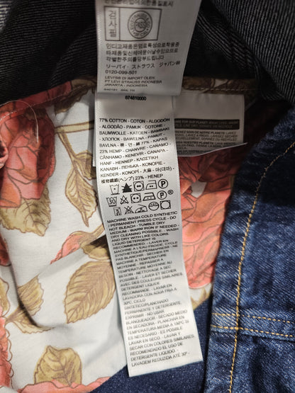 Levi's x Ganni Double-Breasted Denim Blazer (S)