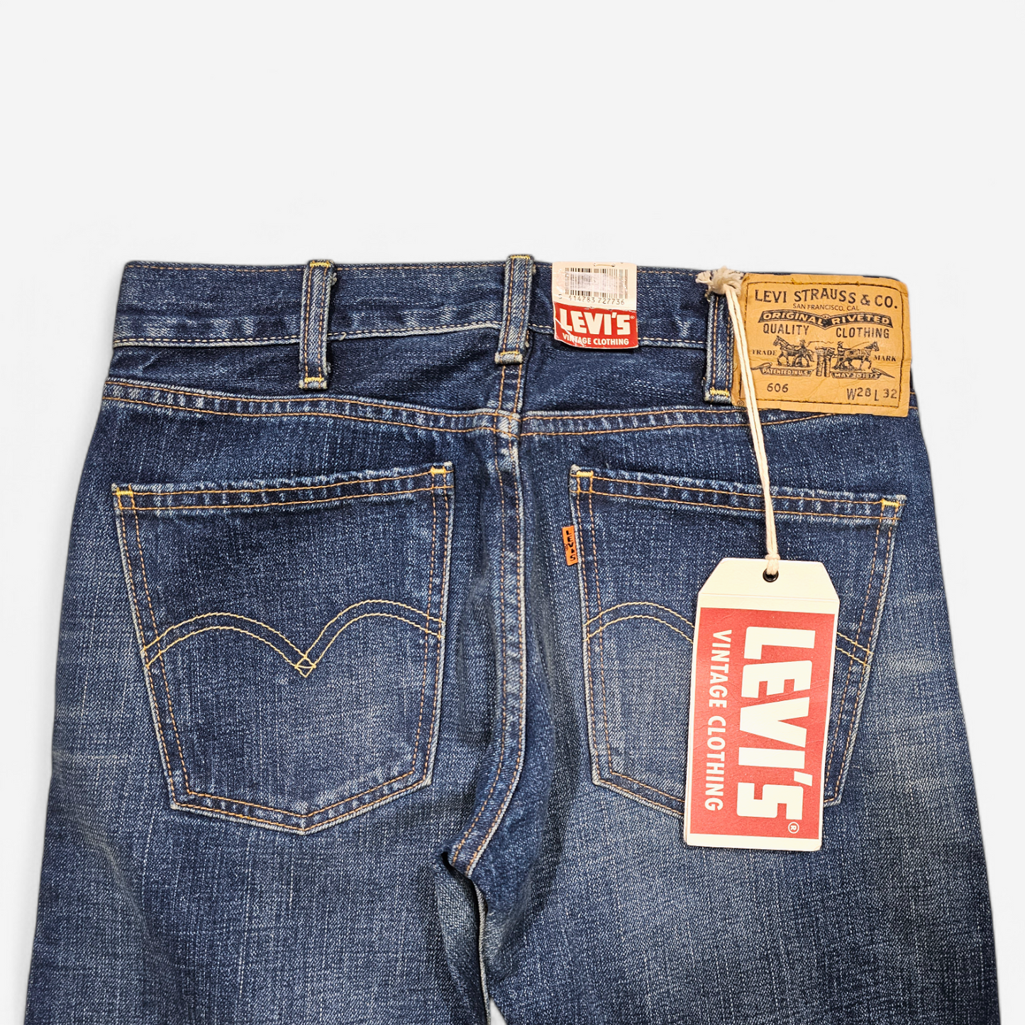 Jean Levi's Vintage Clothing 606 1969 - Big E (W28L32)