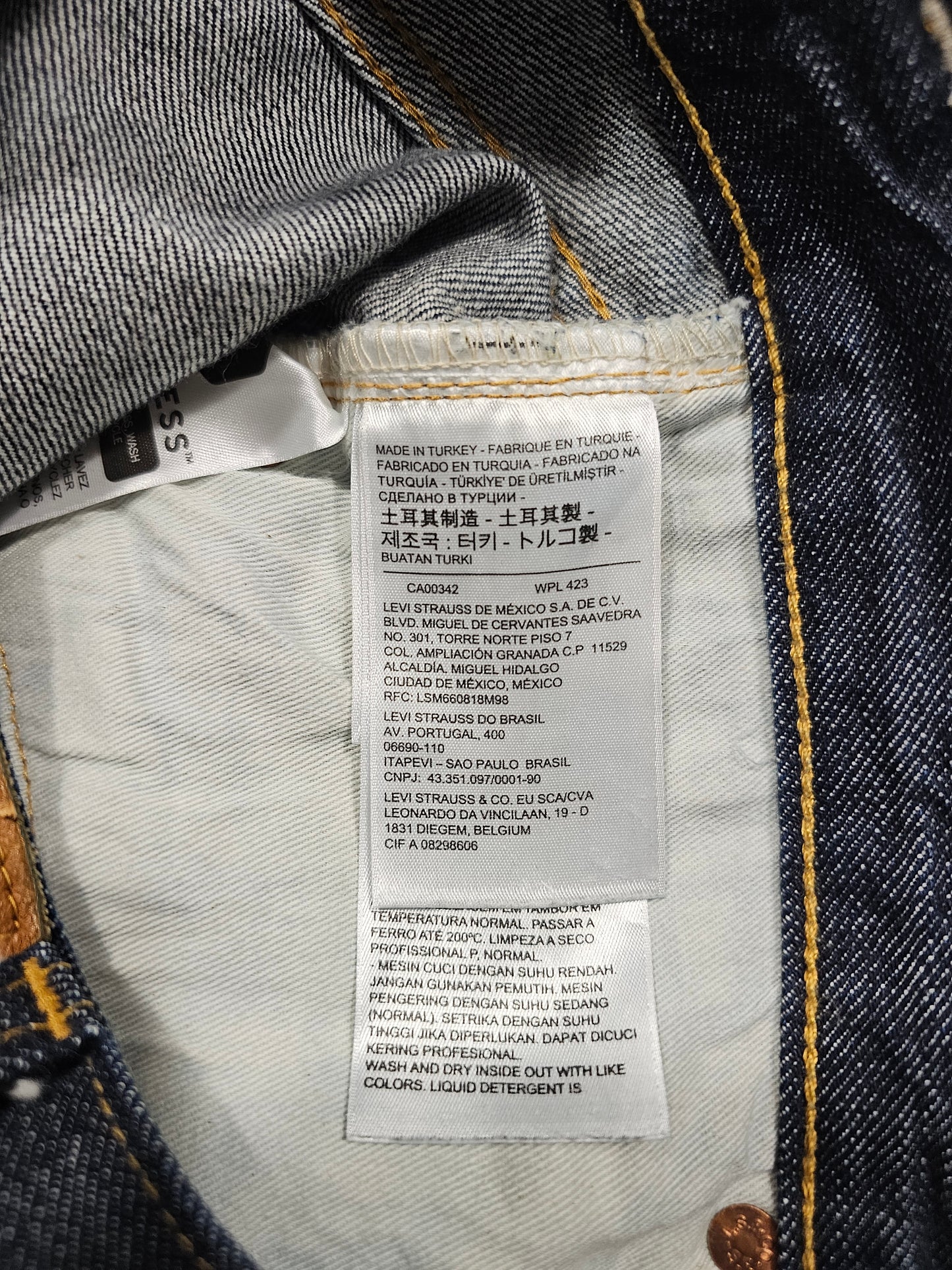 Jean Levi's Vintage Clothing 501 1947 - Selvedge Big E (W30L34)
