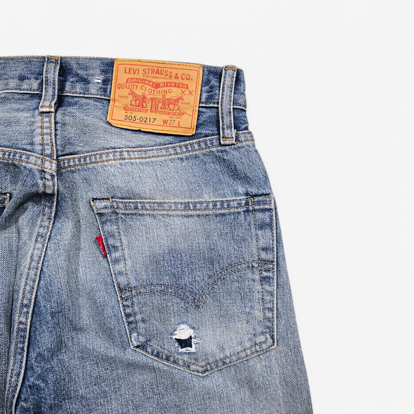Jean LVC Levi's Vintage Clothing 505 1967 - Selvedge Big E (W27)