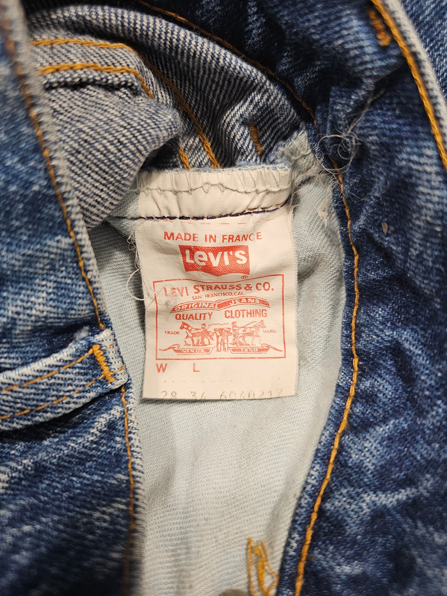 Jean Levi's 604 vintage 80's - Made in France (W25L30)