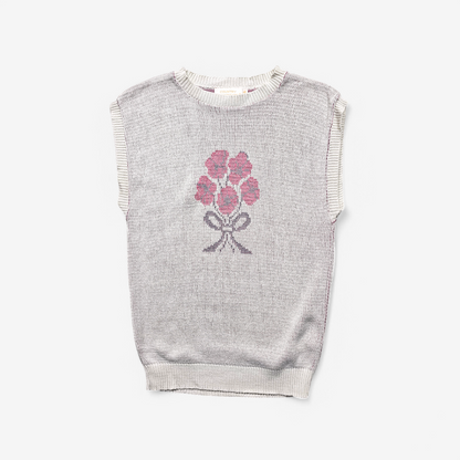 Pull sans manche tricot Pendleton Vintage 80's - Made in USA