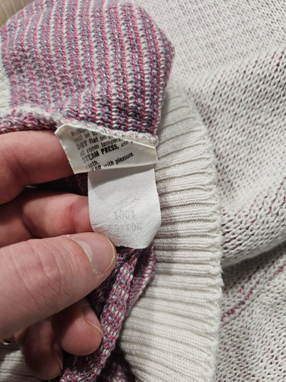 Pull sans manche tricot Pendleton Vintage 80's - Made in USA (S)