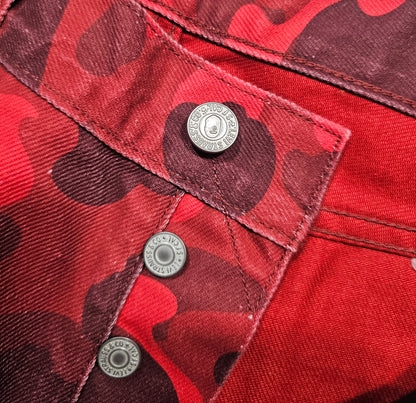 Jean Levi's x Bape 501 '93 Red Camo Europe Exclusive (W33L32)