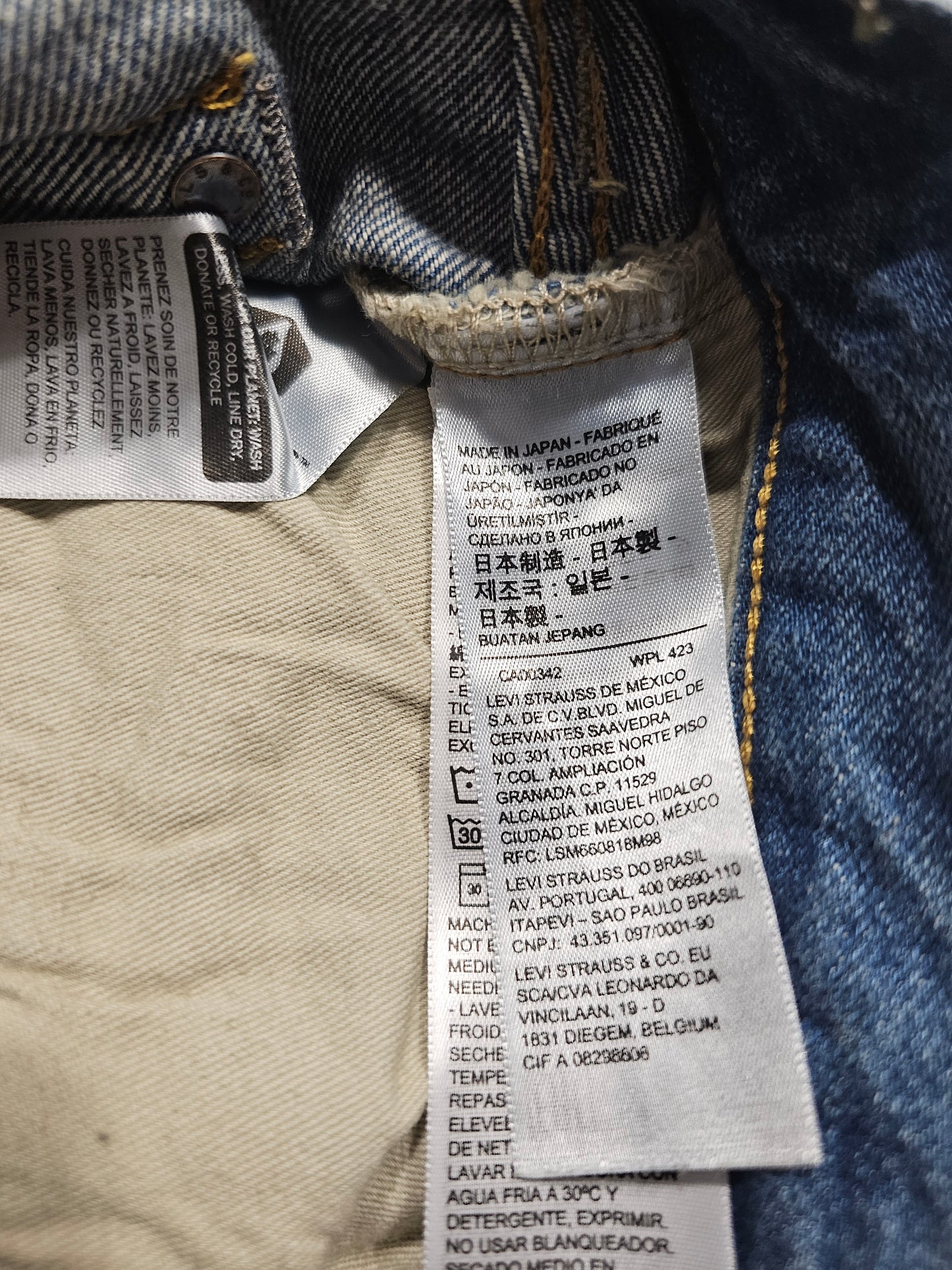 Jean LVC Levi's Vintage Clothing 501 1954 - Made in Japan (W29L32)