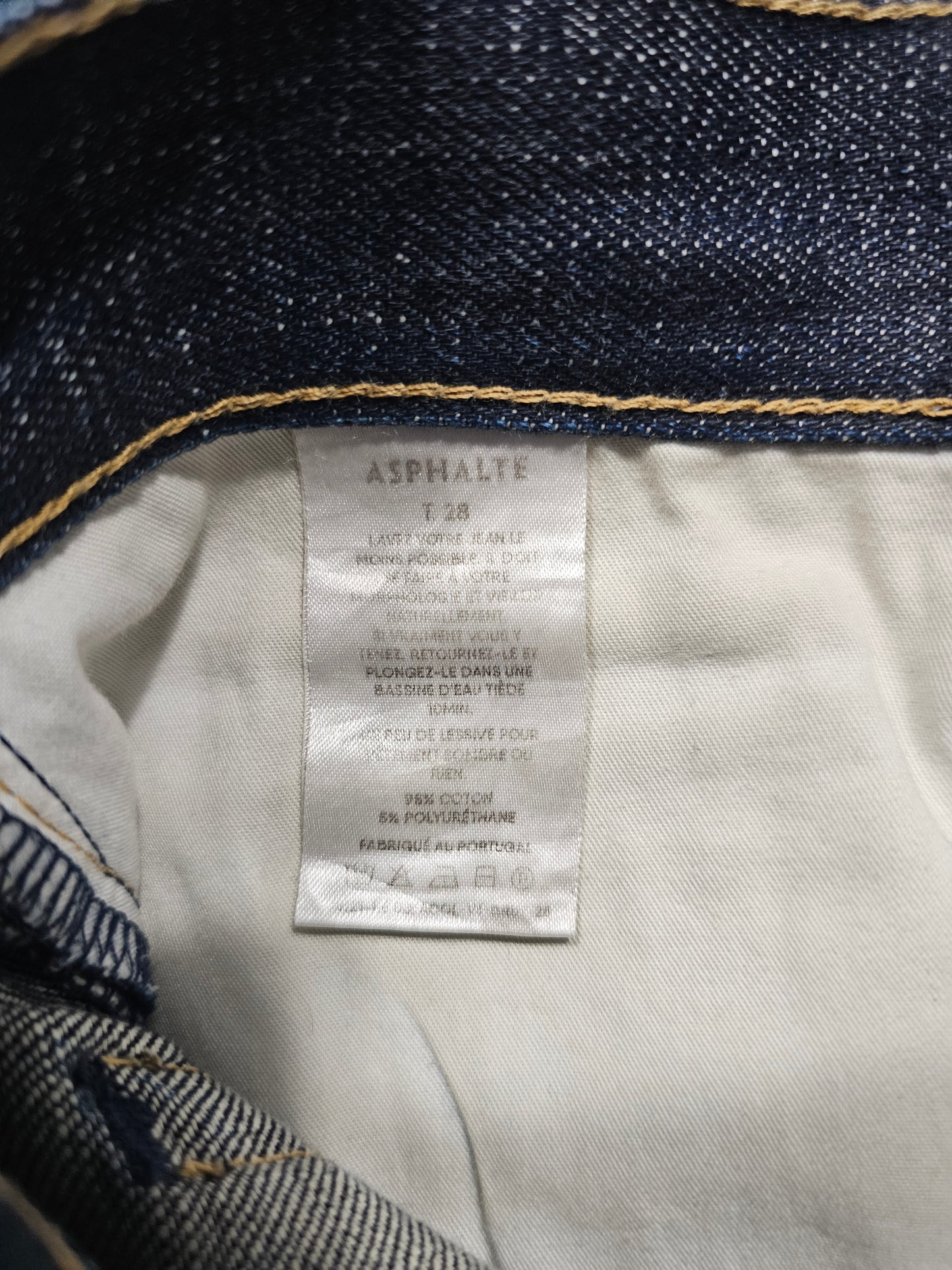 Jean Asphalte Brut Selvedge (W28)