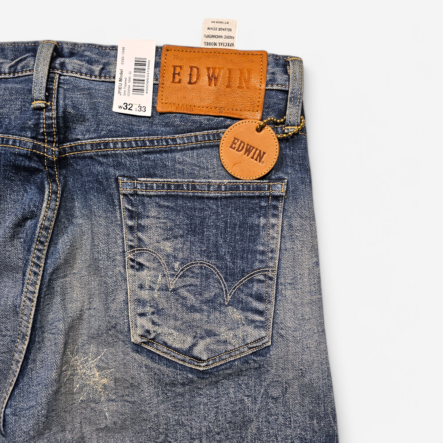 Edwin EV-80 JP/EU Jeans - Made in Japan Selvedge (W32L33)