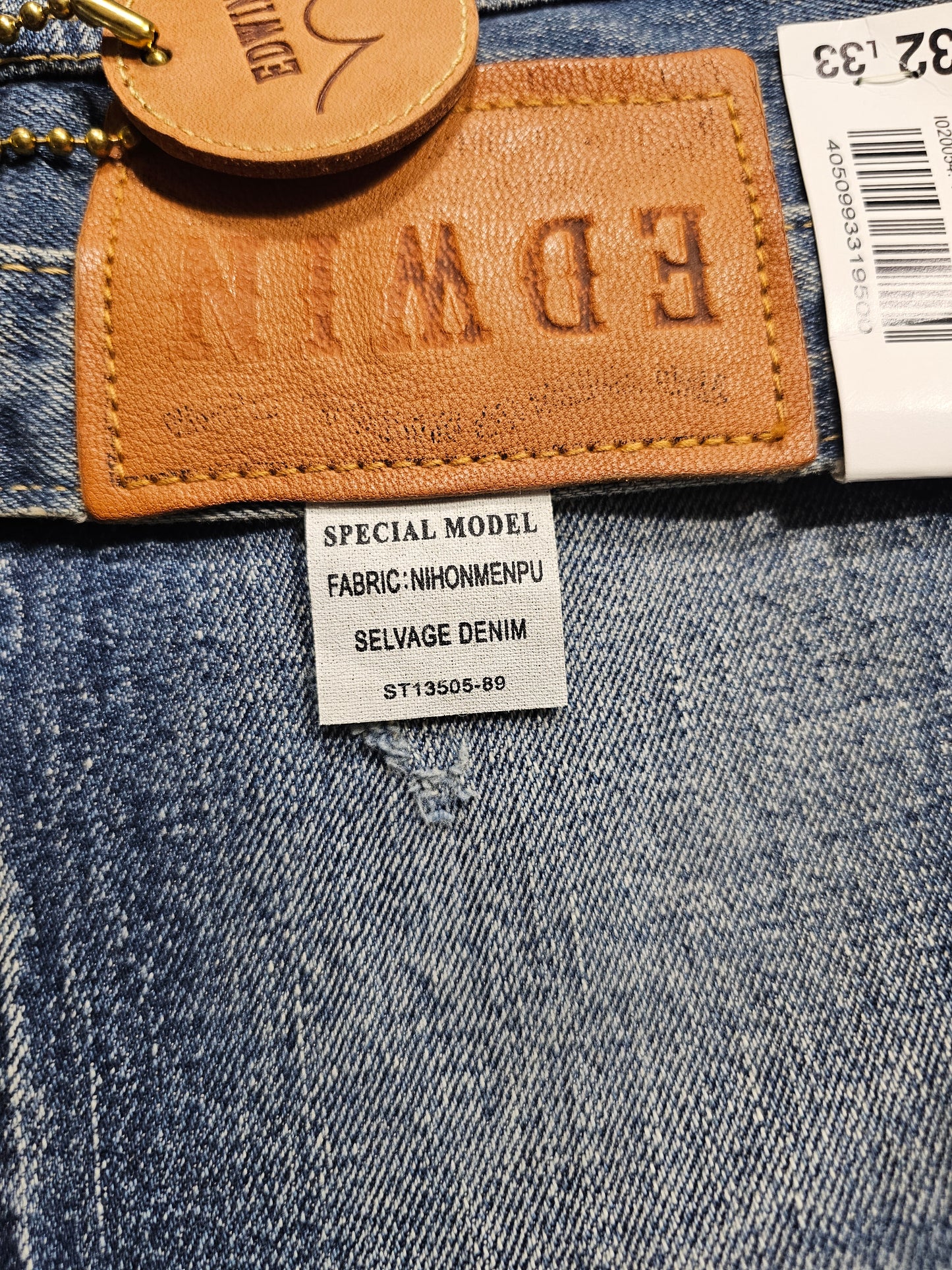 Edwin EV-80 JP/EU Jeans - Made in Japan Selvedge (W32L33)